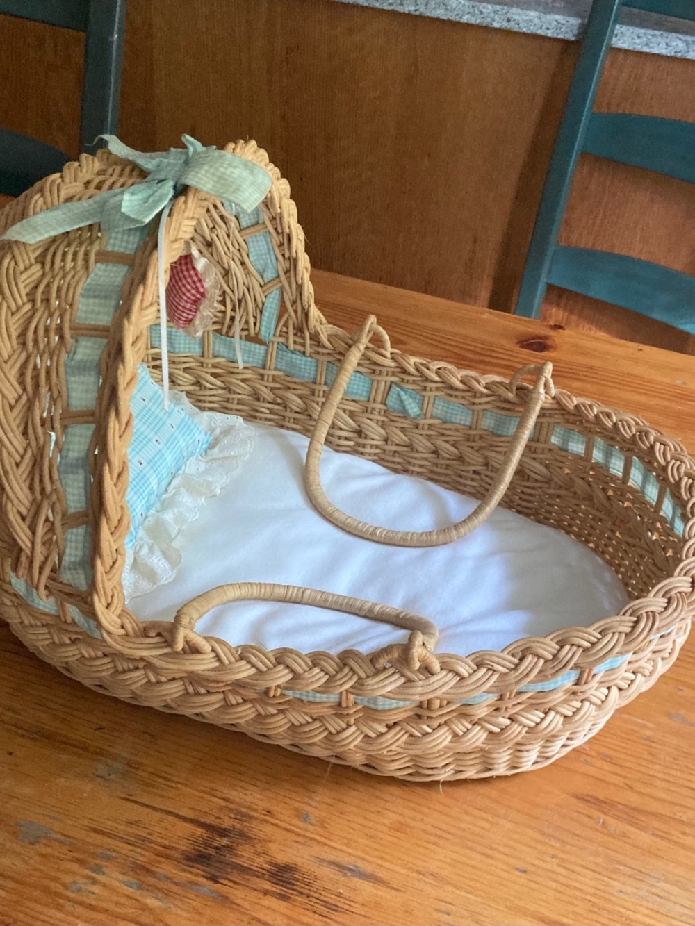Vintage Pleasant Company Bitty Baby Lullaby Basket